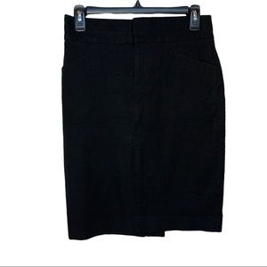 Banana Republic Black Above The Knee Skirt 0 Stretch